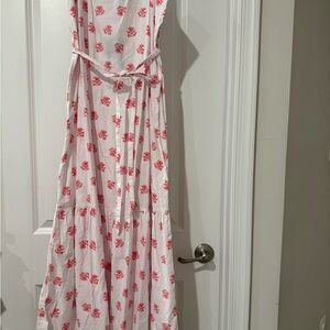 Floral Pink and White Women's Dress NWT